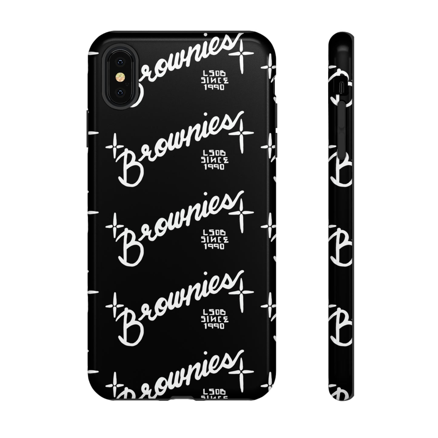 Brownies Cell Phone Case blk pattern