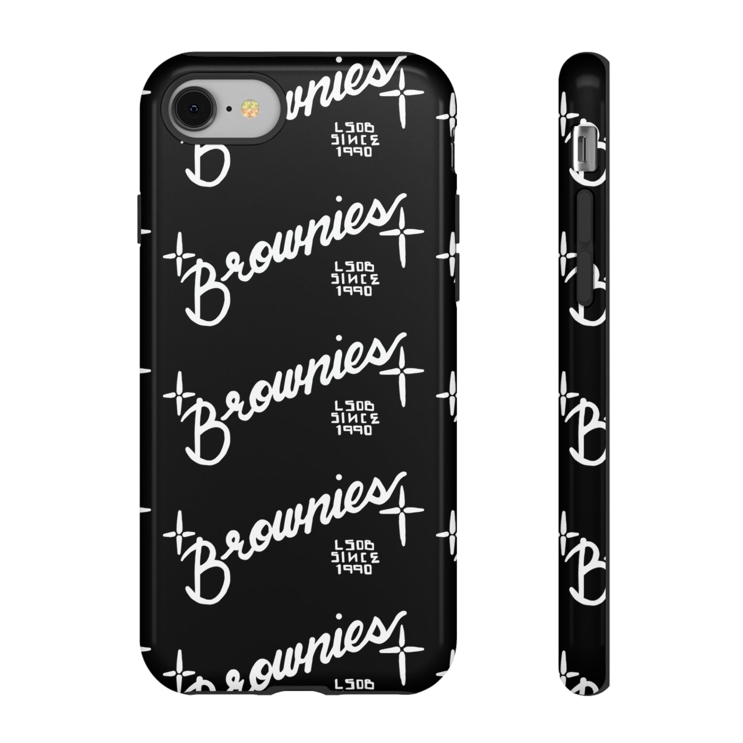 Brownies Cell Phone Case blk pattern