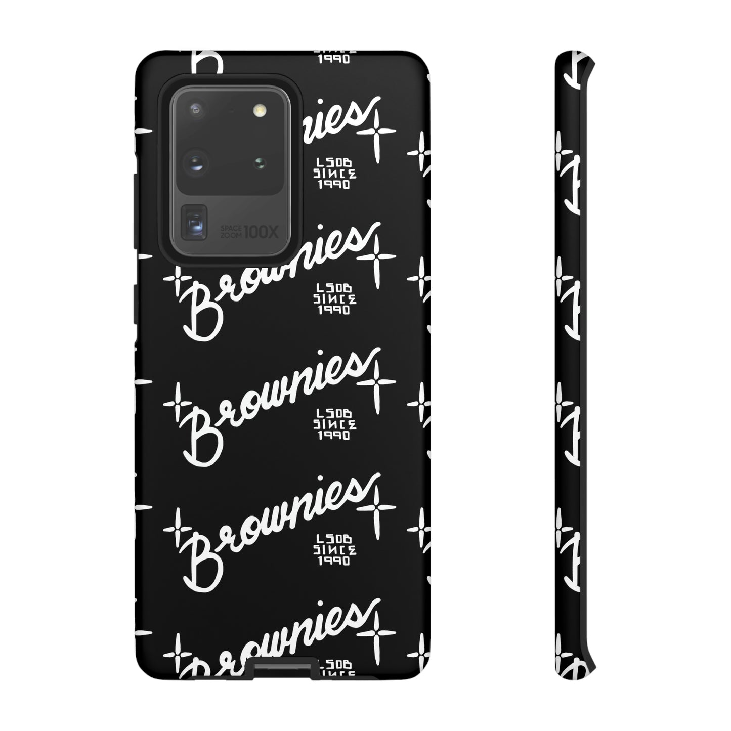 Brownies Cell Phone Case blk pattern