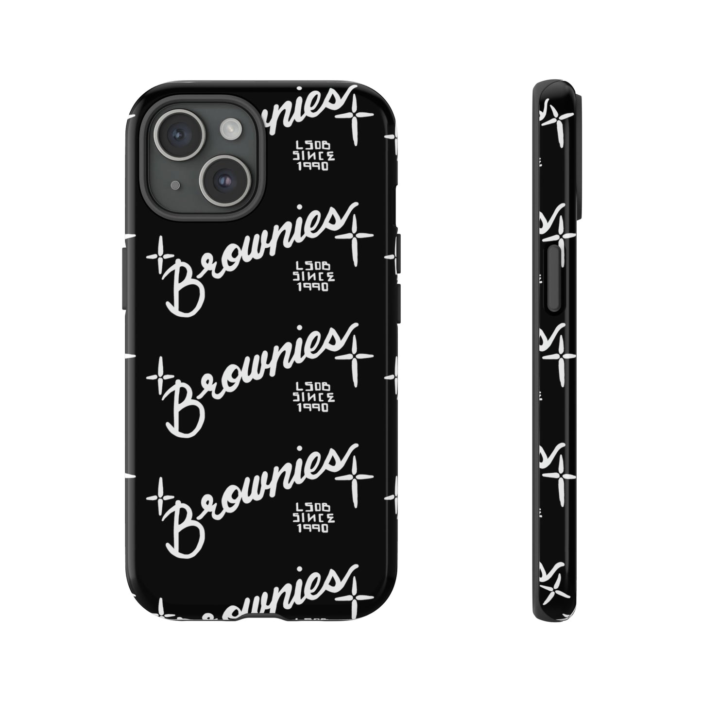 Brownies Cell Phone Case blk pattern