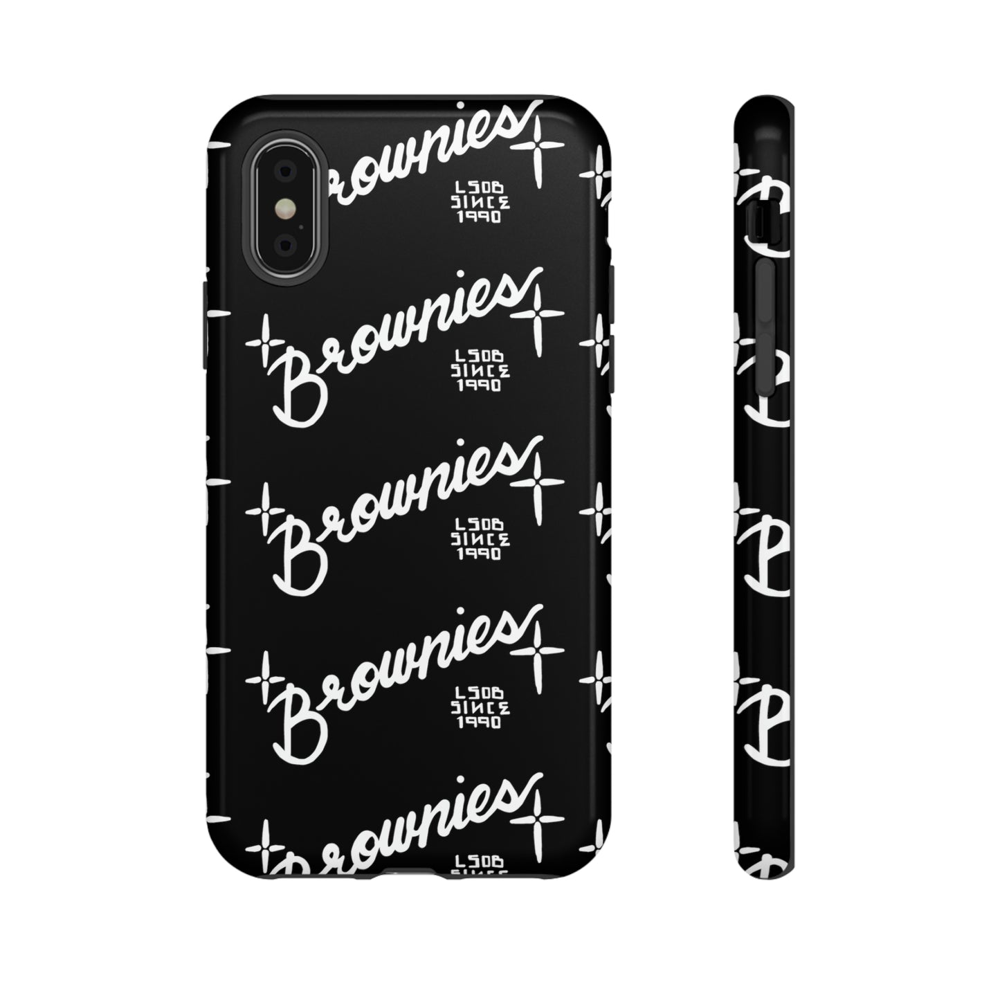 Brownies Cell Phone Case blk pattern