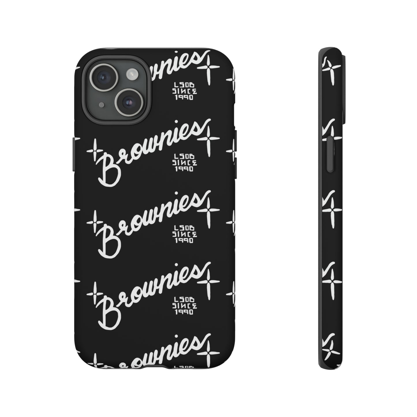 Brownies Cell Phone Case blk pattern